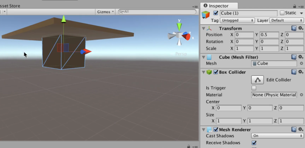 Building a Table with Stand in Unity