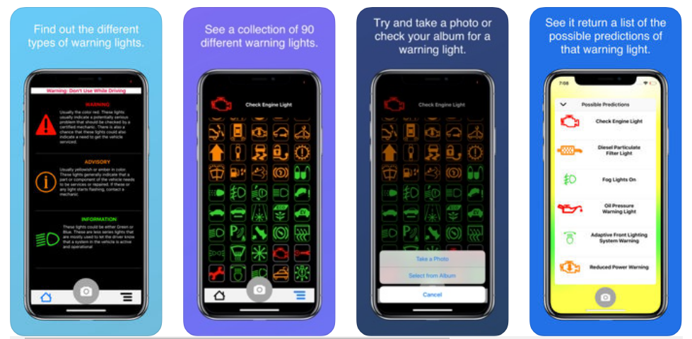 Warning Light app screenshots