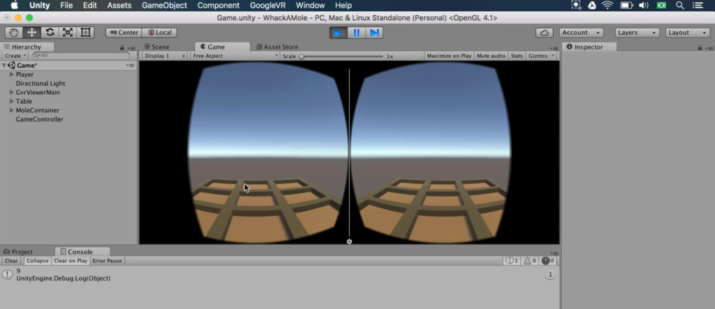 storing objects in a container