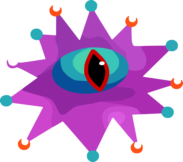 virus with one eye